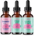 Kids Vitamins & Minerals Liquid Drops Supplement W80733