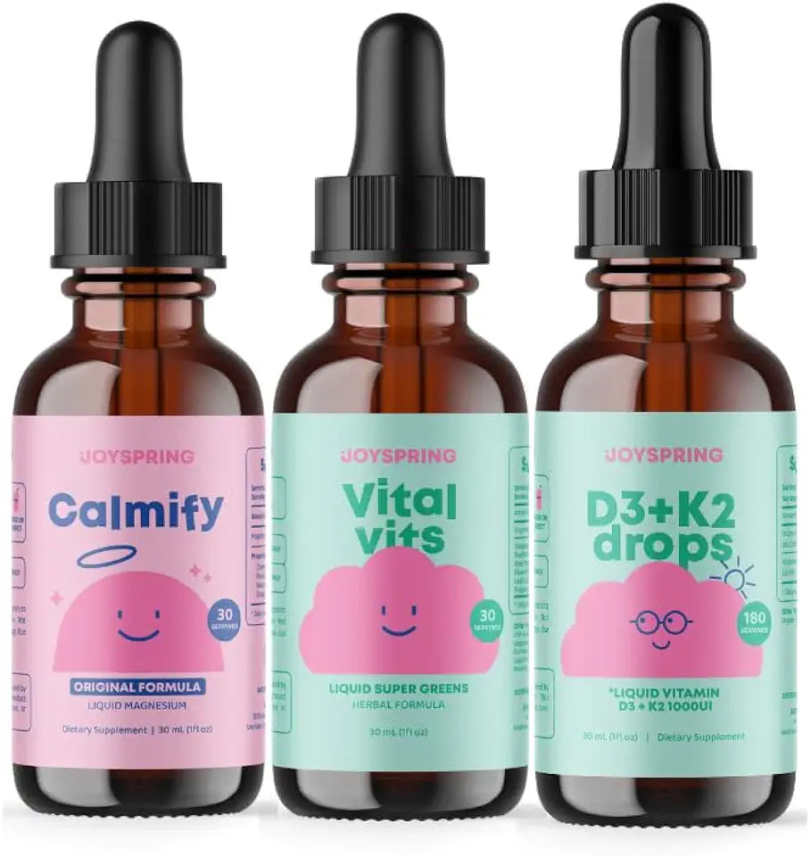 Kids Vitamins & Minerals Liquid Drops Supplement W80733