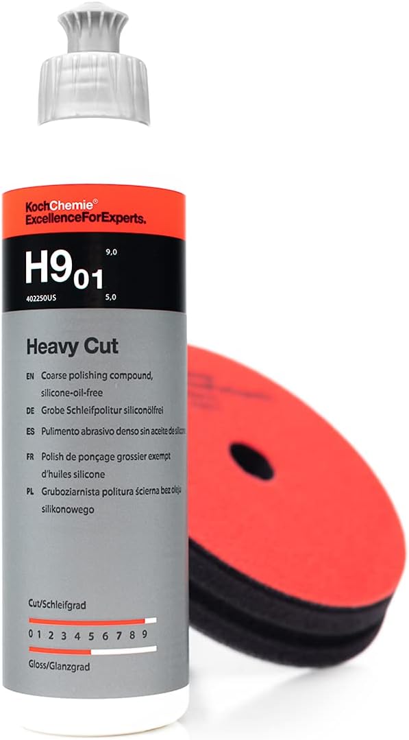 Heavy Cut Coarse Polishing Compound, Silicone-Oil-Free, 1 Liter, Pack of 2 J72613