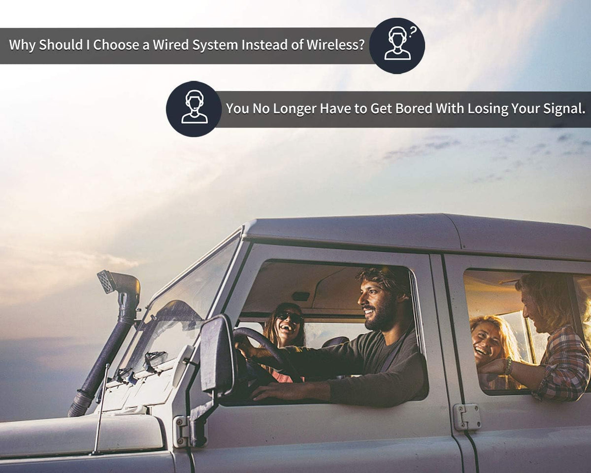 HD Backup Camera System Kit, 7" 1080P Reversing Monitor, IP69 Waterproof Rear View Camera J97838