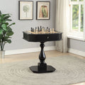 Wooden Chess Game Table with One Drawer F59869