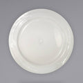 Ivory Embossed Stoneware Plate - 24/Case Y64152