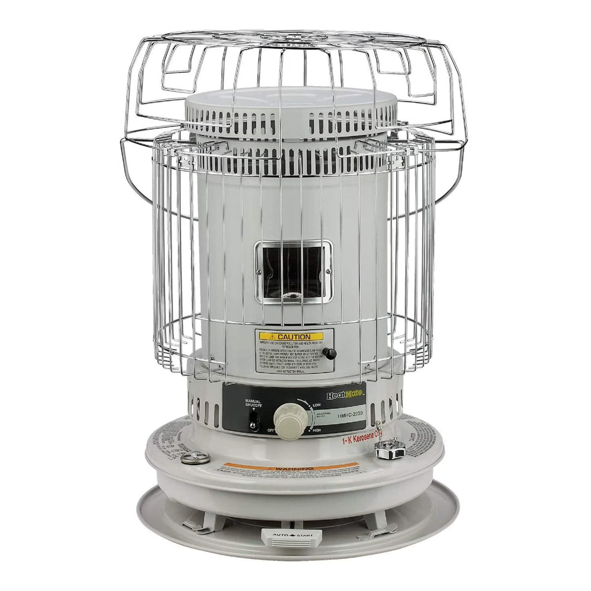 White Portable Convection Kerosene Heater E63582