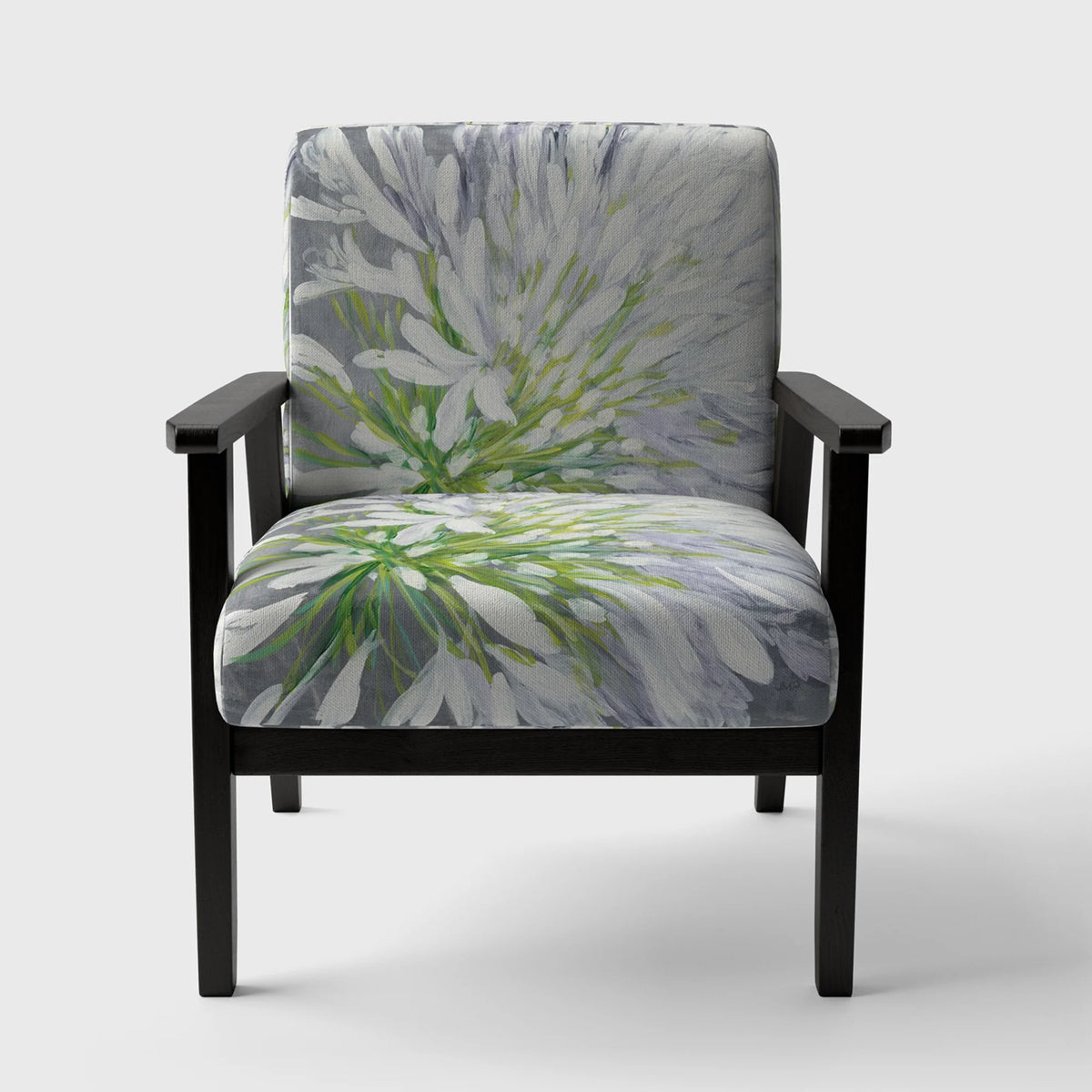 Upholstered Traditional Accent Chair D7507
