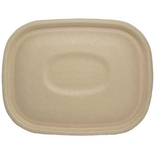 Compostable Plant Fiber Box Lid, 8.8 x 6.8 inch, 400 per Case K103669