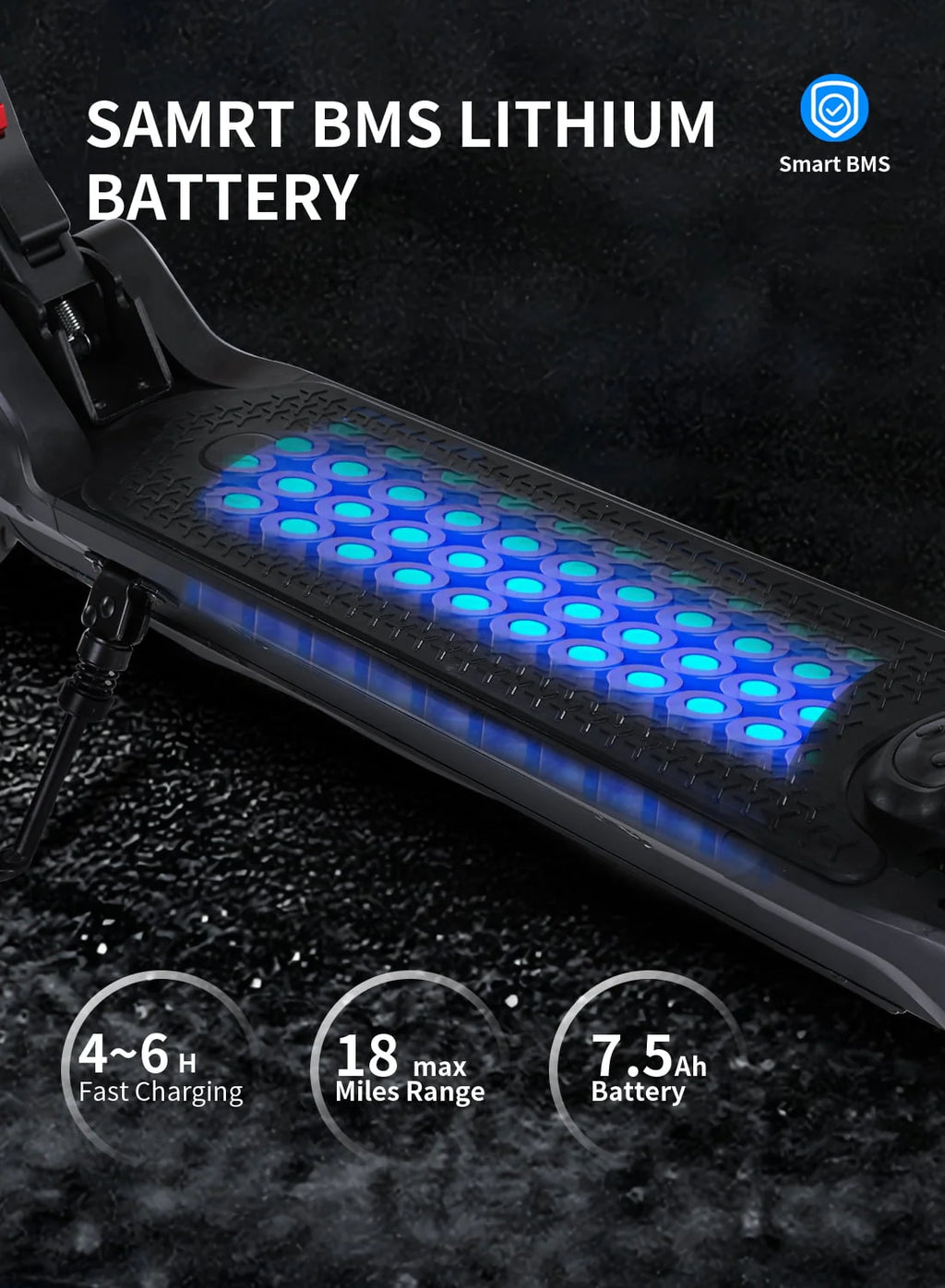 Electric Scooter with 350W Motor and 8.5 inch Honeycomb Tires K927539