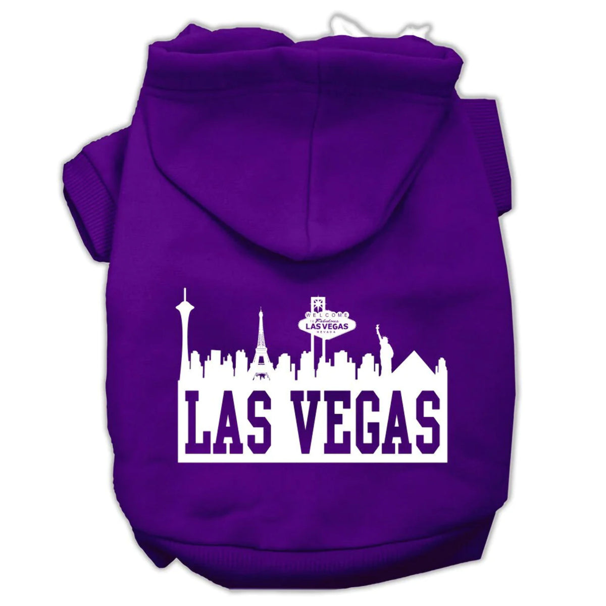 Blue Screen Print Pet Hoodie A546541