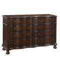 8 Drawer Wood Chest Tobacco Brown R8096