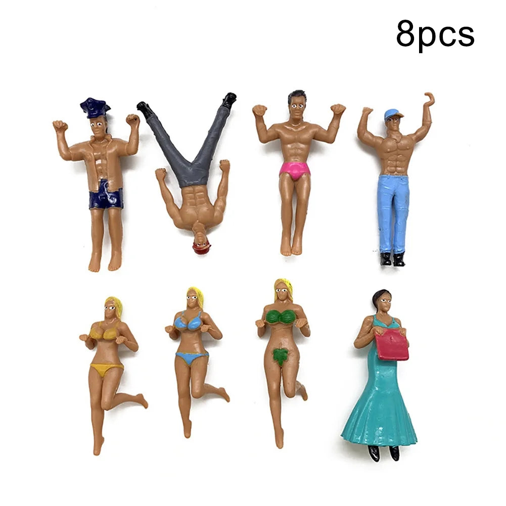 8Pcs Mini Dollhouse Pendant Decor G4553