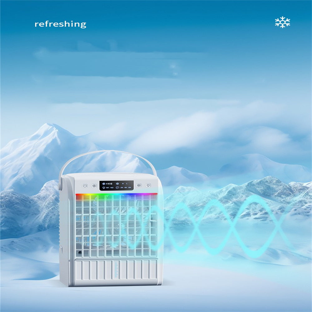 Mini Portable Air Conditioner, Evaporative Air Cooler with 1500ML Water Tank M18094