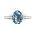 18K White Gold Solitaire Ring U390818