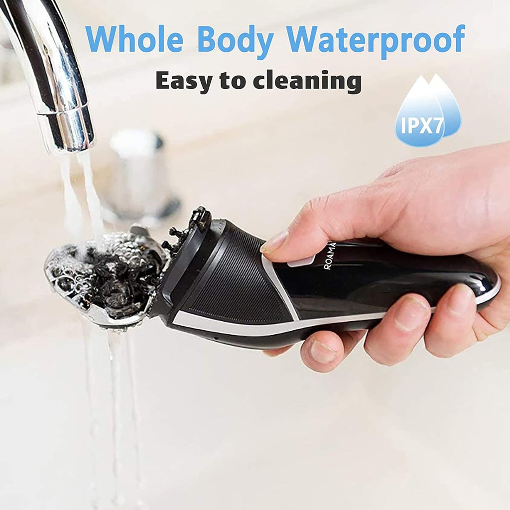 Electric Razor, Rechargeable Corded and Cordless Electric Shaver with Pop-up Trimmer, Wet Dry IPX7 Waterproof, Pack of 2 W64946