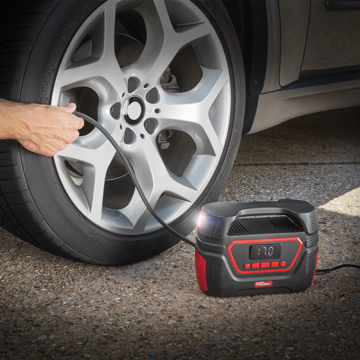 Dual Power Digital Inflator 12V 120V T83547