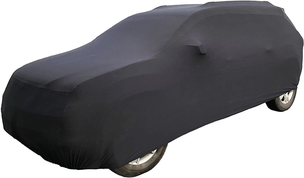 Black Satin Indoor SUV Car Cover with Storage Bag X1651