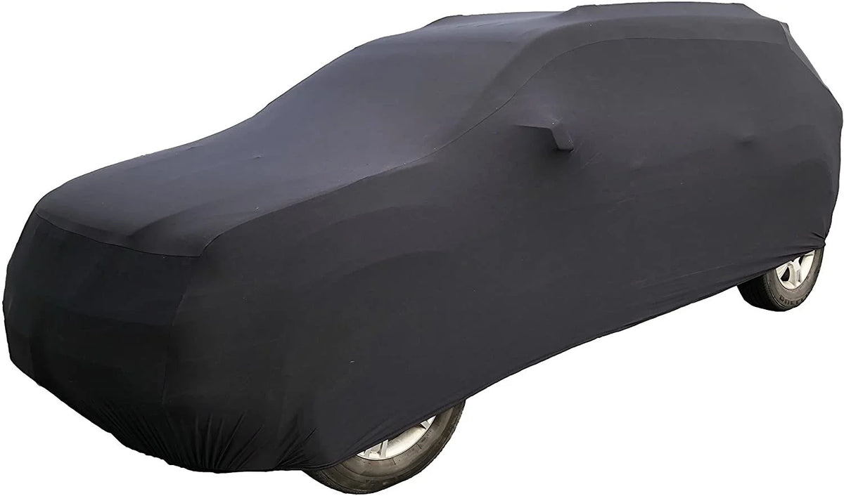 Black Satin Indoor SUV Car Cover with Storage Bag X1651