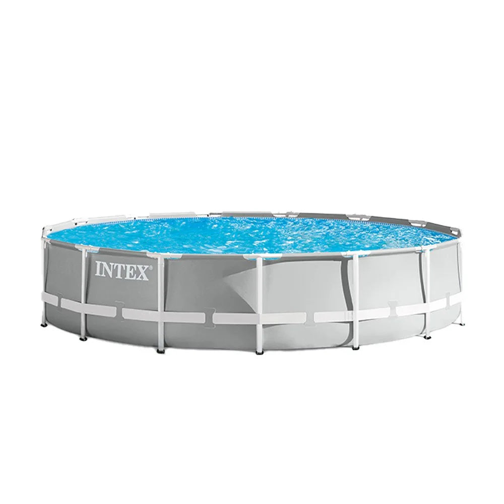 15 Foot x 42 Inch Prism Frame Above Ground Swimming Pool Set with Filter Z6487