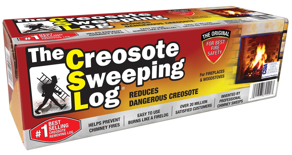 Creosote Sweeping Log for Fireplaces and Woodstoves J45985