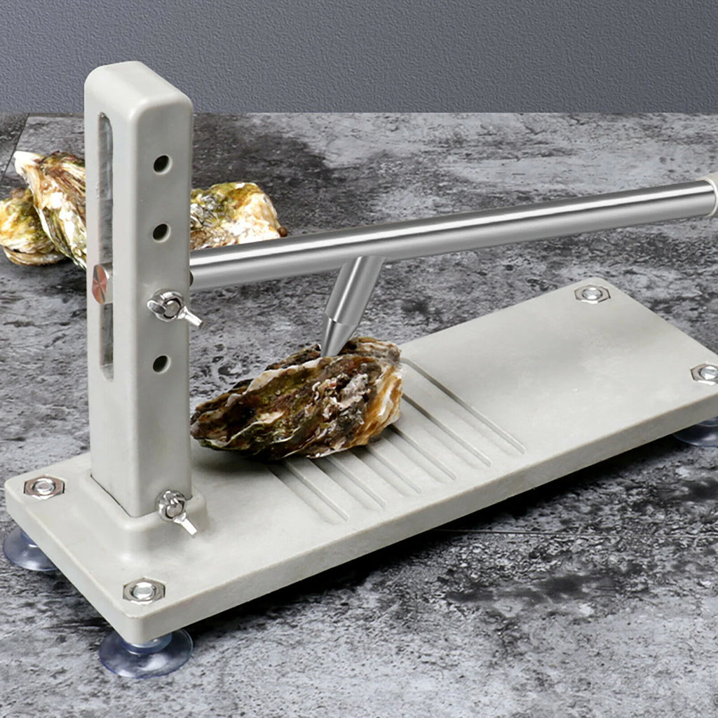 Manual Oyster Clam Shucker Stainless Opener Tool with 2 Blade C73312