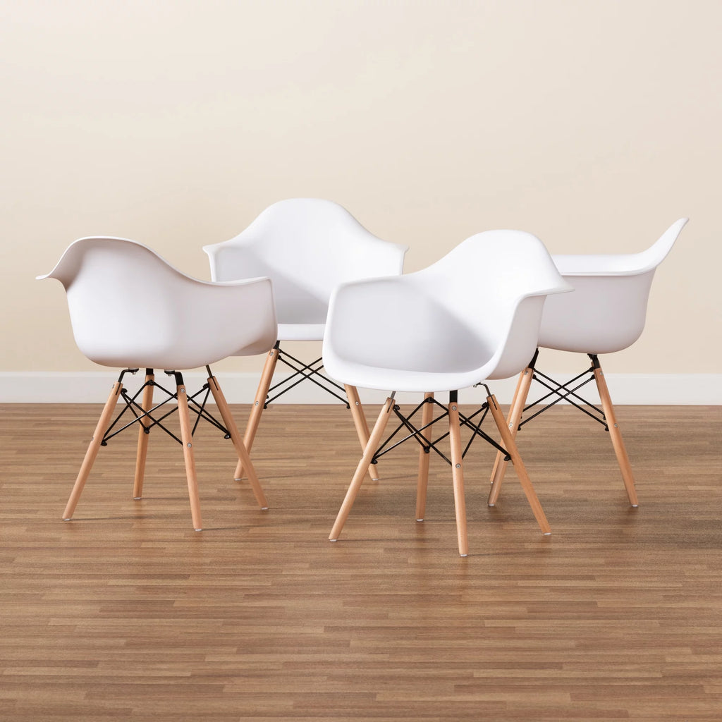 White Dining Chair Set of 4 P79641
