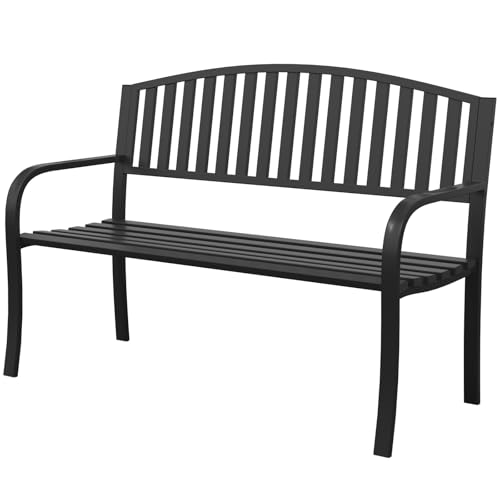 50" Anti-Rust Weatherproof Outdoor Bench C9478