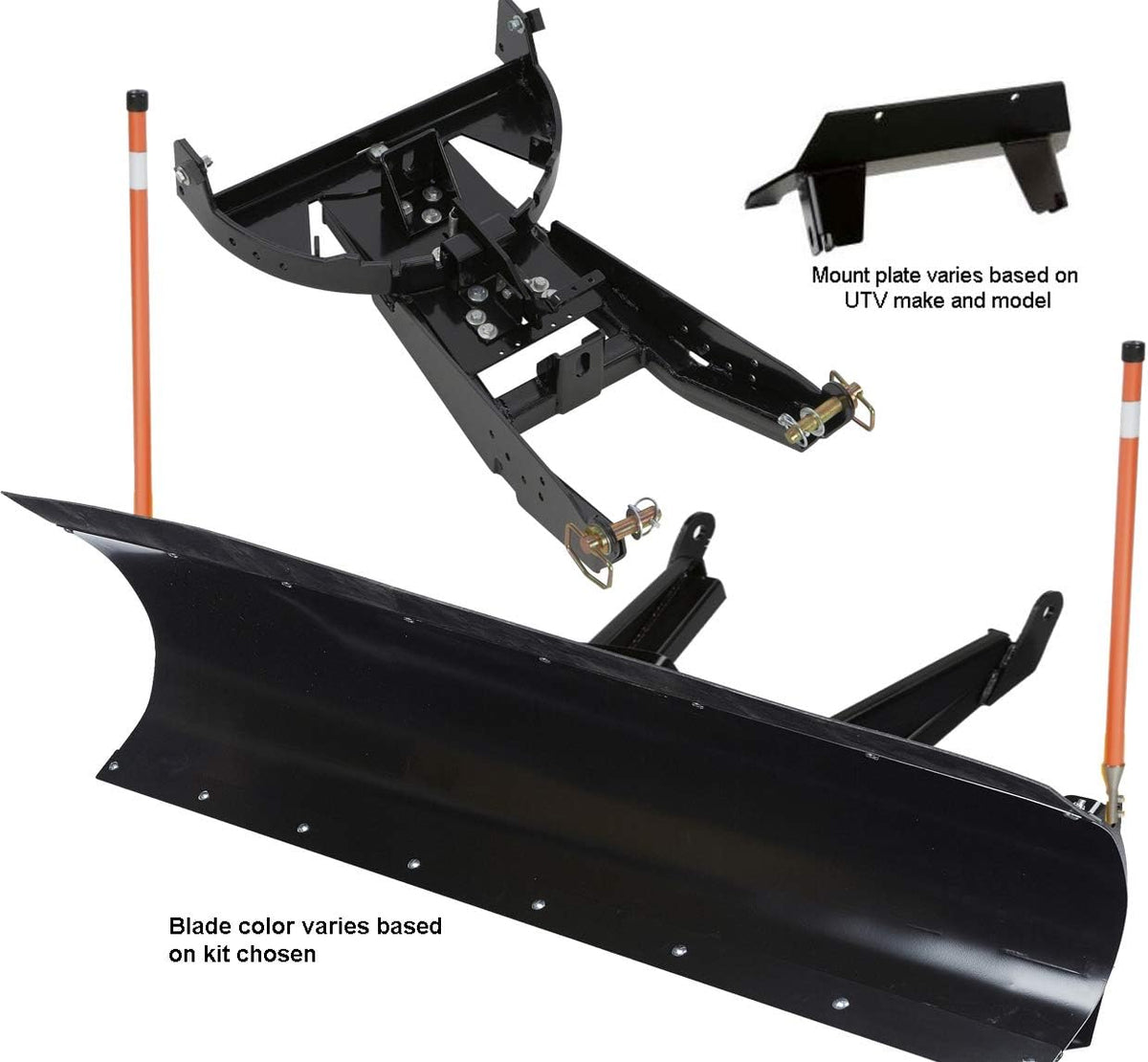 72" Pro UTV Snow Plow RED R519