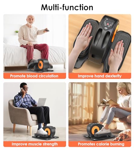 Portable Seated Pedal Exerciser with 12 Adjustable Speeds C8706