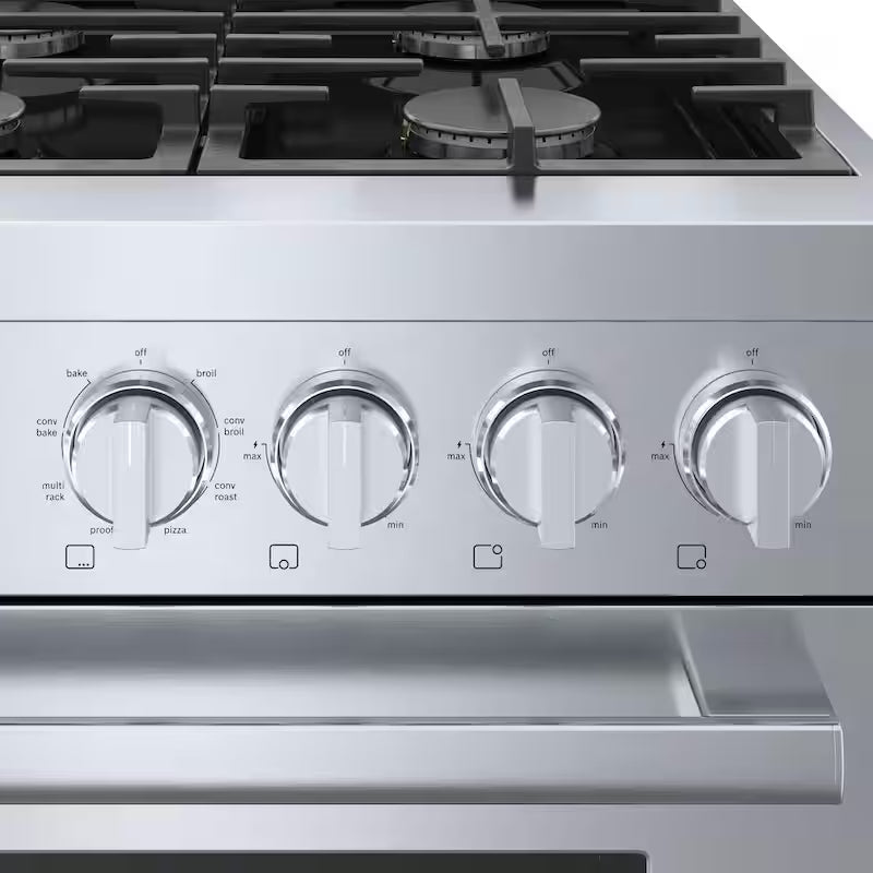 36 in. Dual Fuel Range with 6-Burners in Stainless Steel M890754
