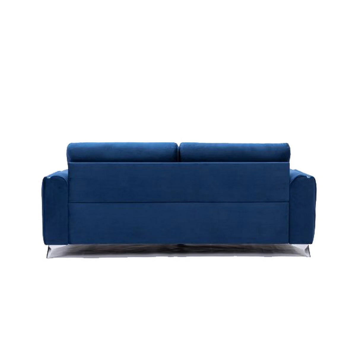 Blue Velvet Solid Pine Wood Sofa G9273