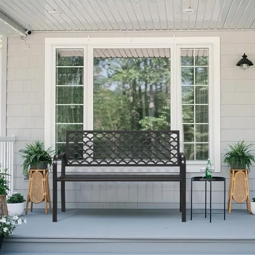 50" Anti-Rust Weatherproof Outdoor Bench C9478