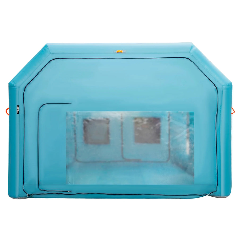 Inflatable Spray Booth Car Paint Tent 26x13x10FT Filter System 2 Blowers X7362