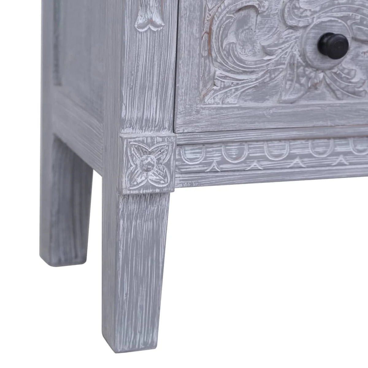 Solid Mahogany Wood Sideboard with 2 Drawers T407