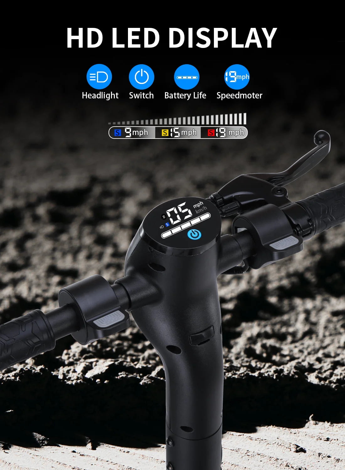 Electric Scooter with 350W Motor and 8.5 inch Honeycomb Tires K927539