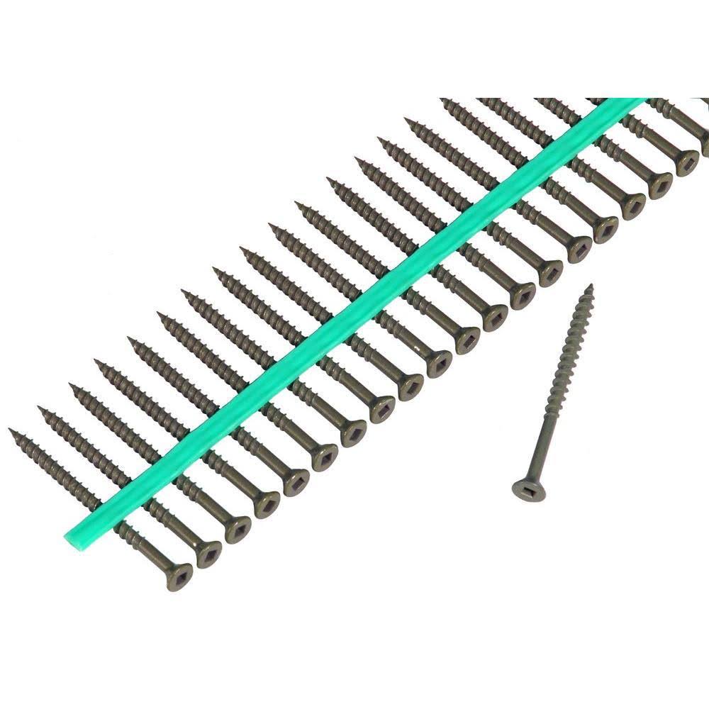 2-1/2 in. Internal Square Flat-Head Wood Deck Screws 1500-Pack W62943