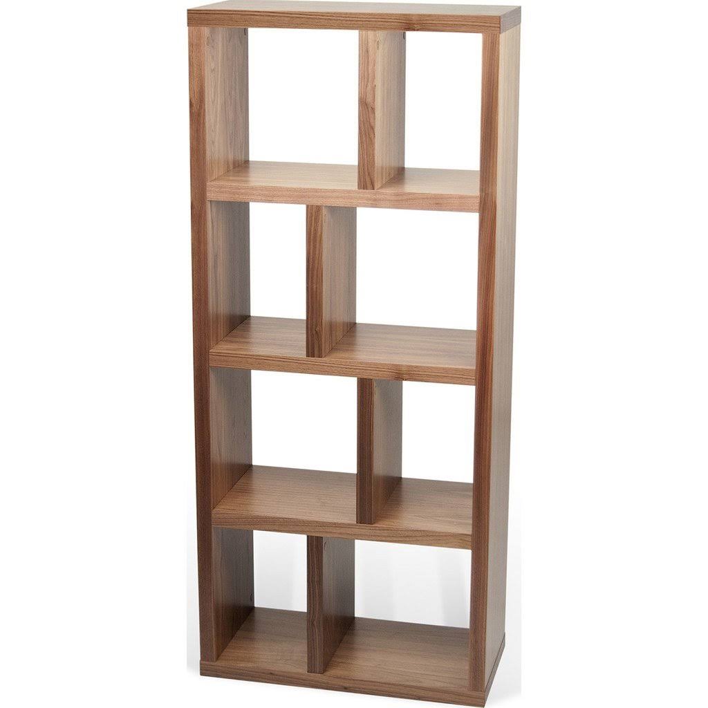 Walnut 4 Levels Bookcase Y42091