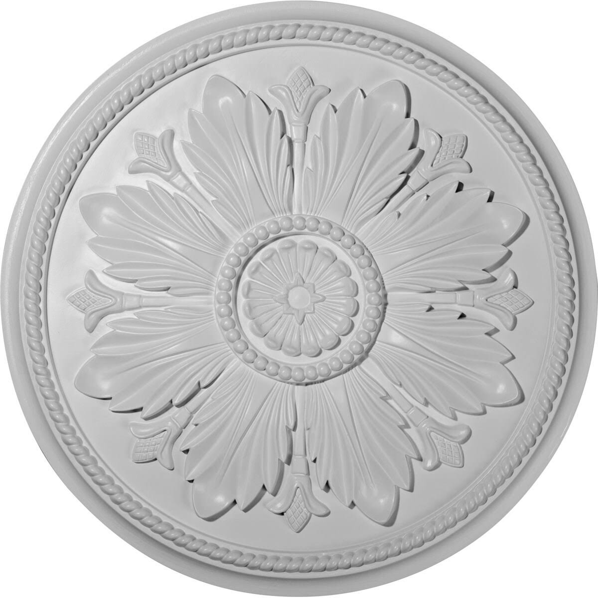 23 5/8x22OD x 1 1/2x22P Ceiling Medallion Hand-Painted Smokey Topaz K777143