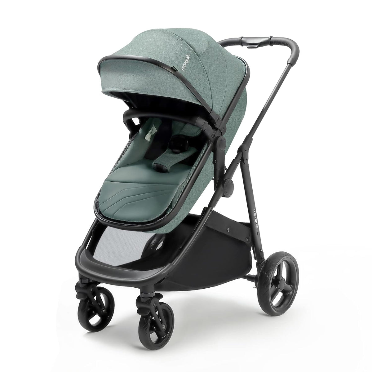 Baby Stroller with Bassinet Mode, Reversible Seat, Foot Cover and Rain Cover Q4562