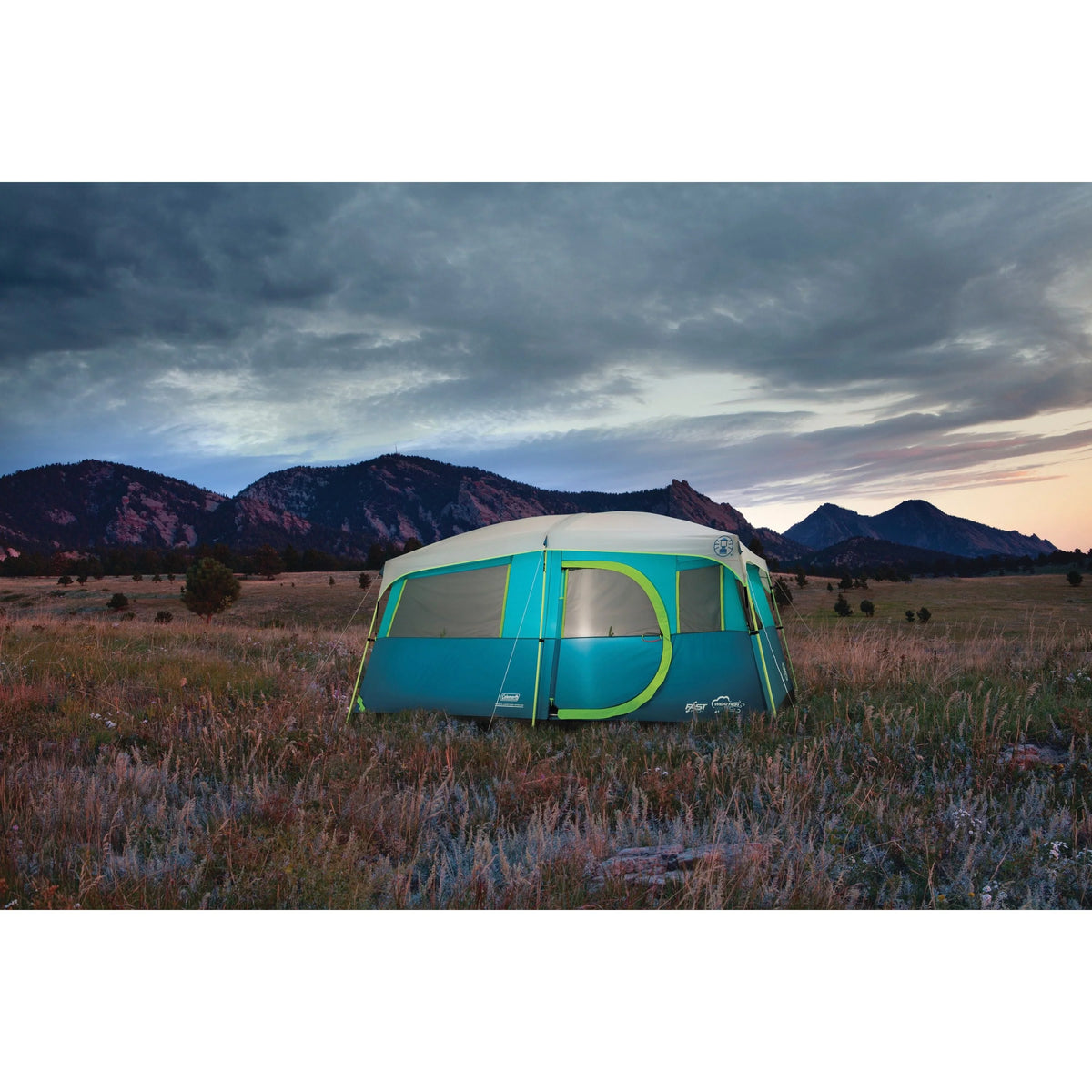 8-Person Light Blue Cabin Camping Tent P769