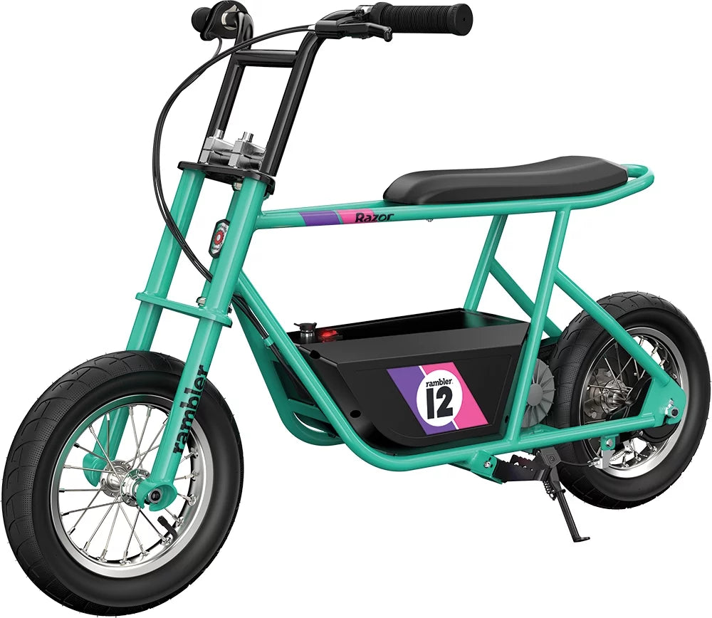 White 12 Air-Filled Tires Seated Electric Scooter M201