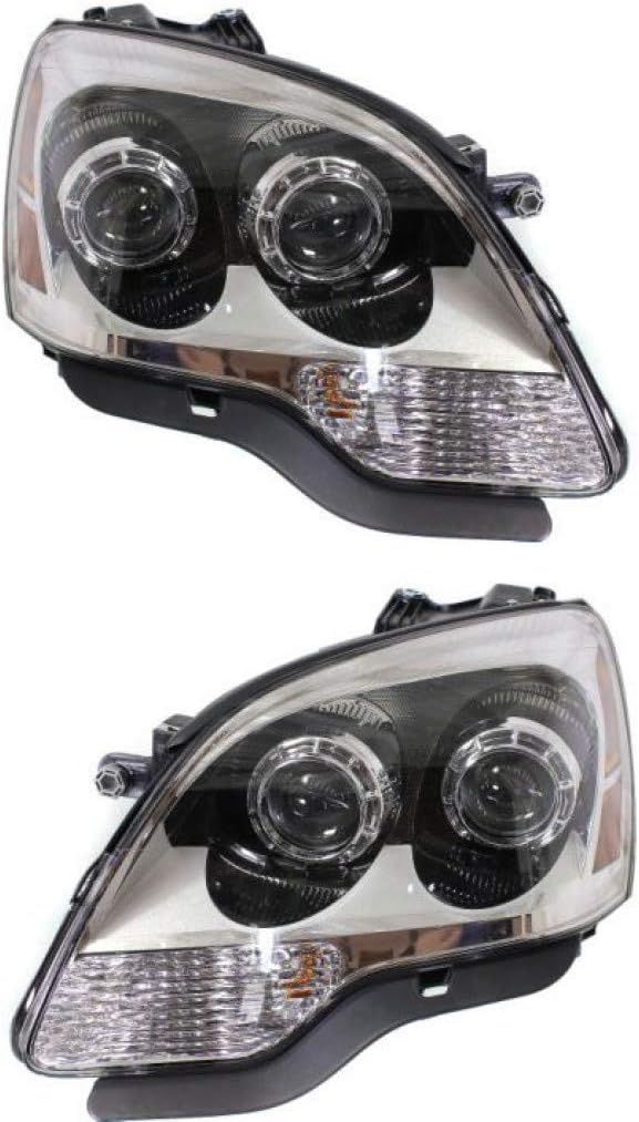 GMC Acadia Headlight 2008-2012 Pair with Bulbs L570