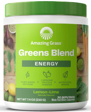 Greens Blend Energy Lemon-Lime 7.4oz Y8737