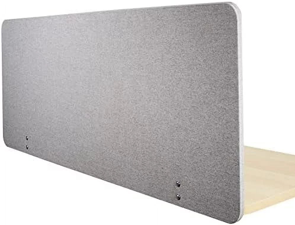 60 X 24 Inch Gray Acoustic Privacy Panel H632