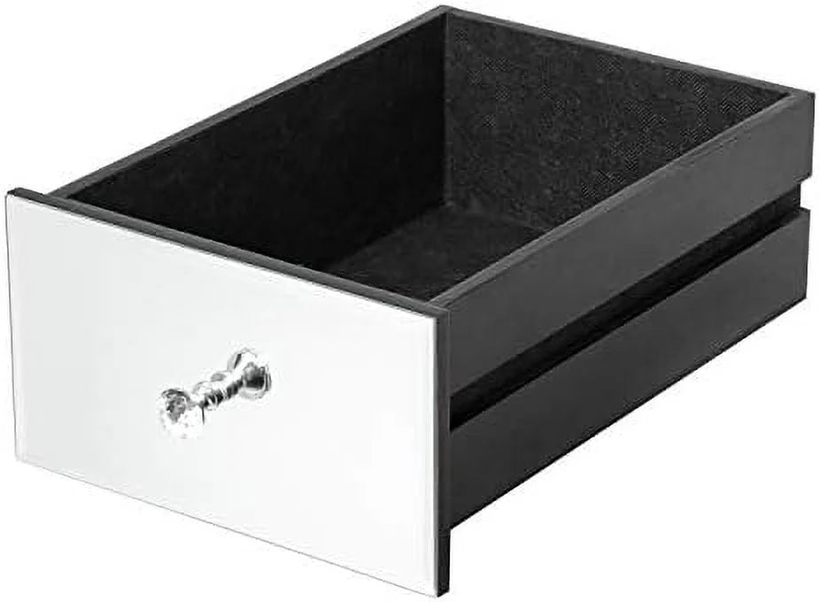 Mirrored Nightstand with 3 Drawers U518590