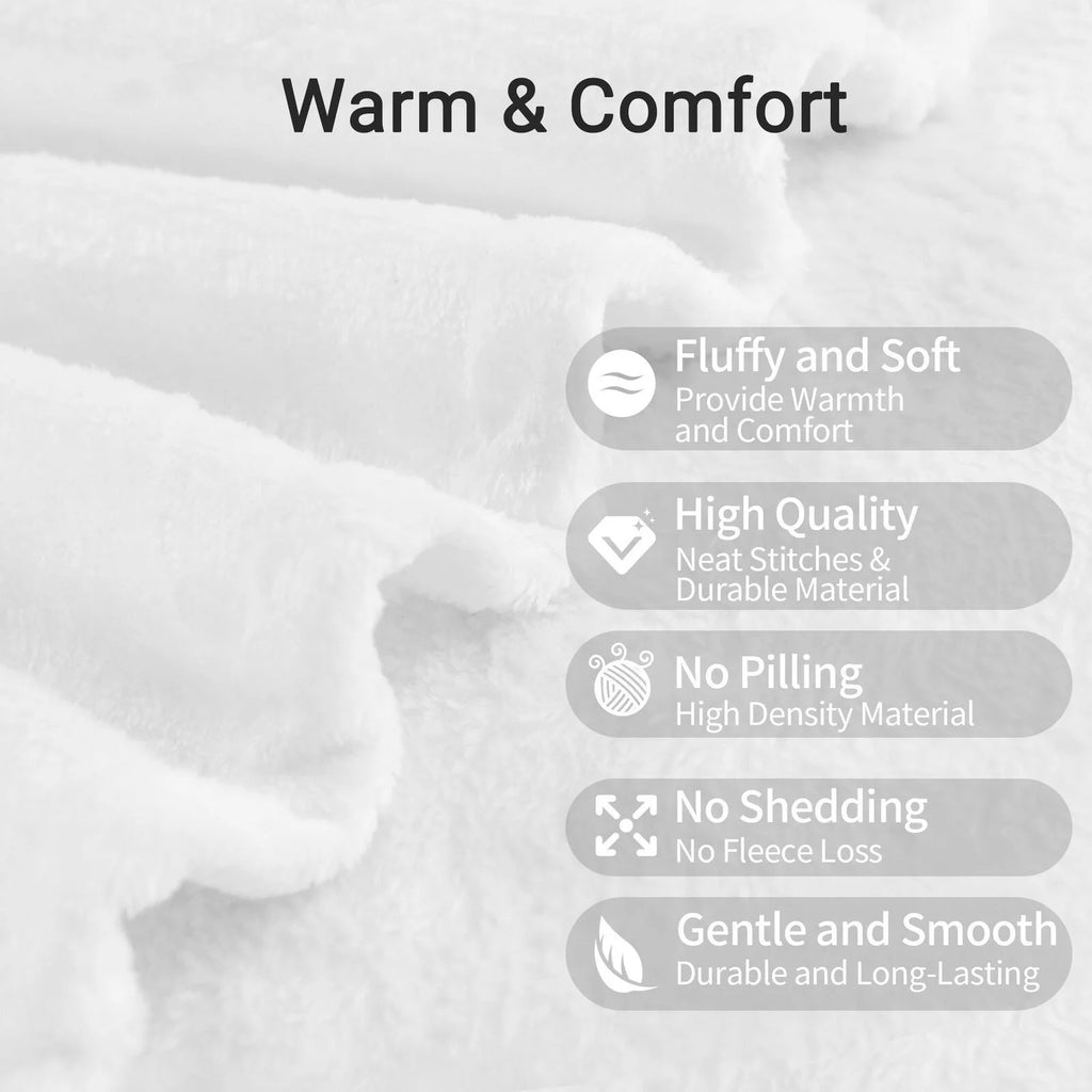 Flannel Warm Throw Blanket 50 x 70 inches J119