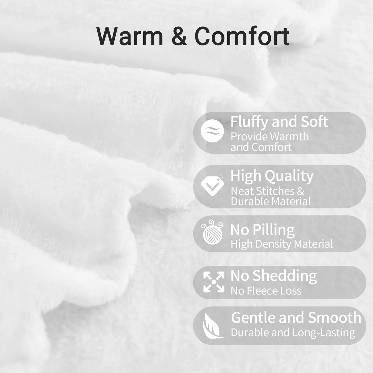 Flannel Warm Throw Blanket 50 x 70 inches J119