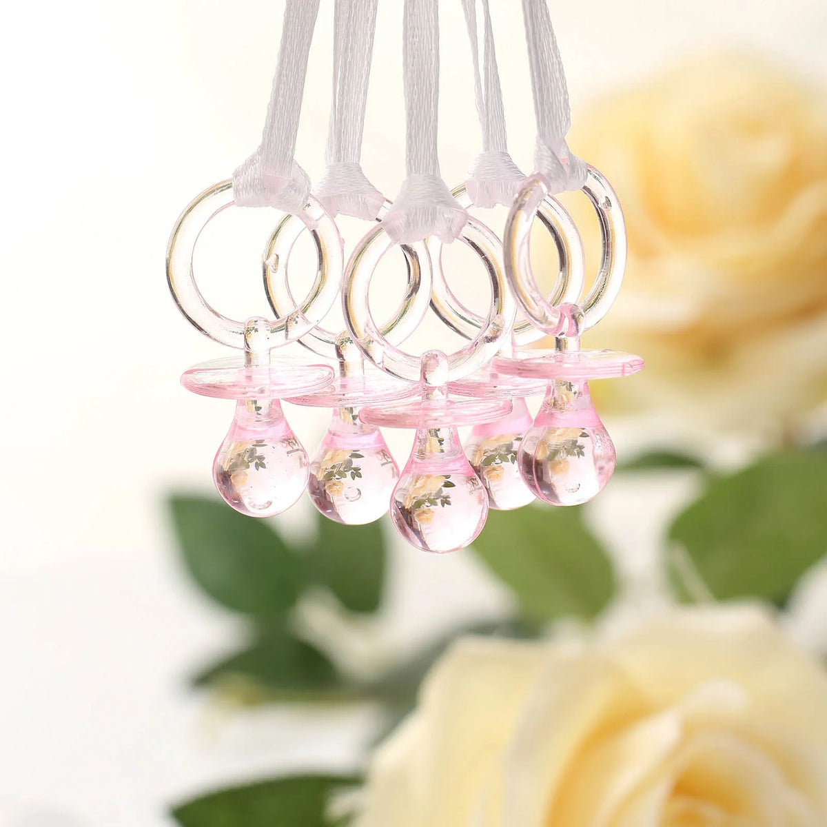 Pink Baby Pacifiers 144/pk D9134