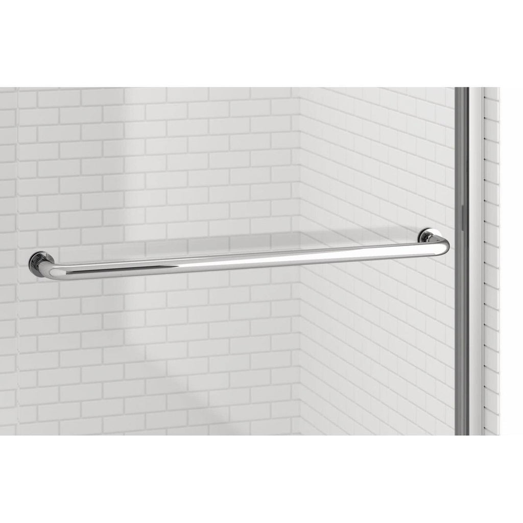 Sliding Frameless Shower Door with Oil Rubbed Bronze O151
