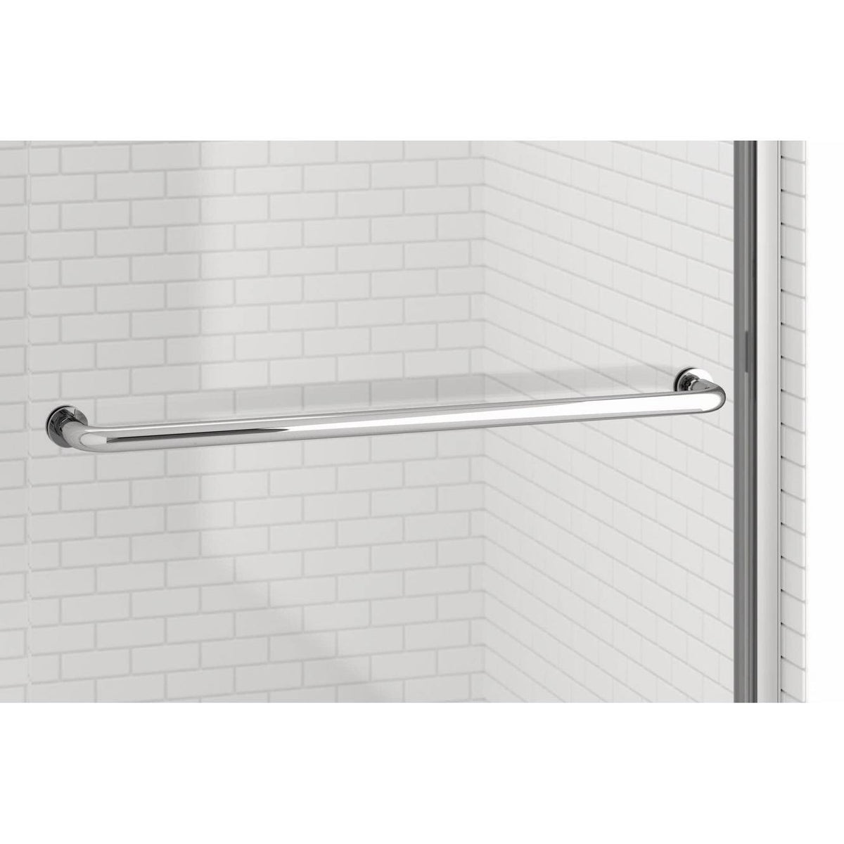 Sliding Frameless Shower Door with Oil Rubbed Bronze O151