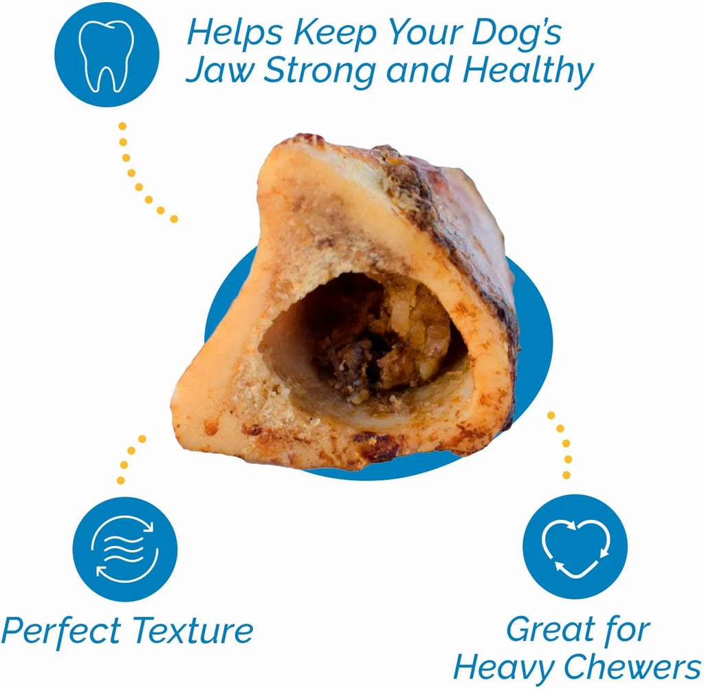 Beef Bone Chews for Dogs 3-4 inches 6 Count V777444