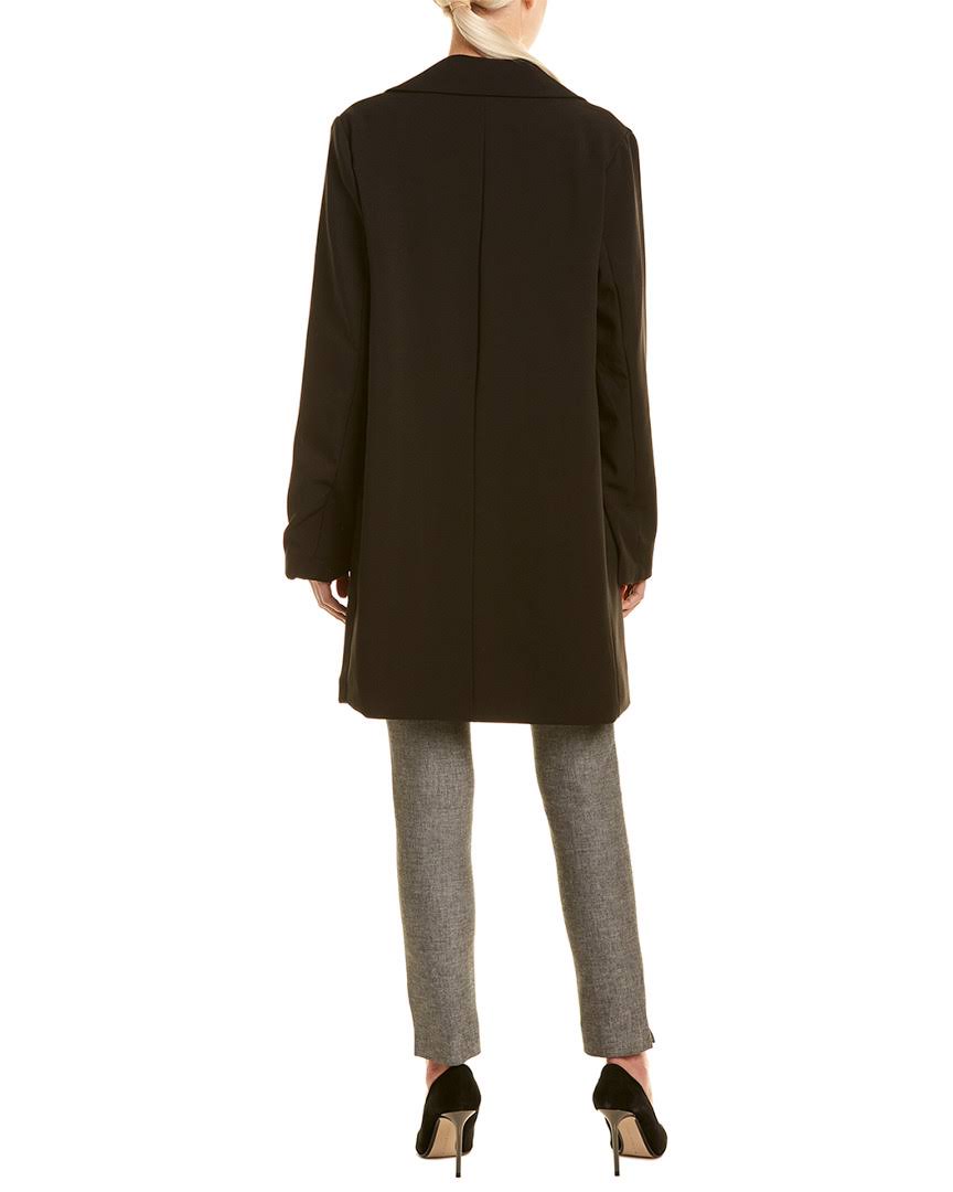 Black Xs Single-Breasted Coat L17657