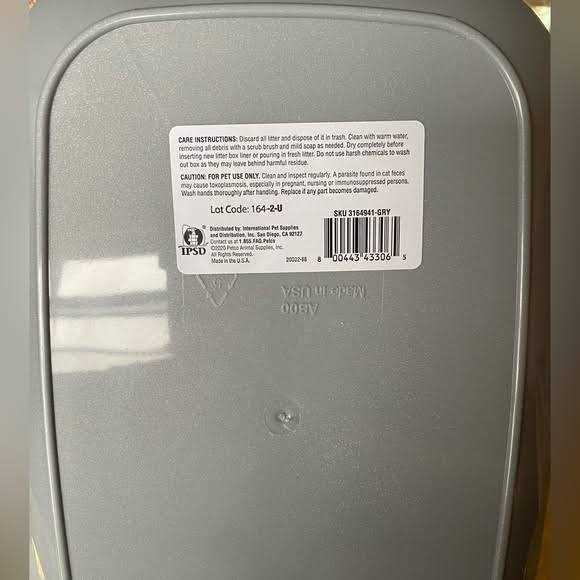 Open Kitten Cat Litter Box H61453